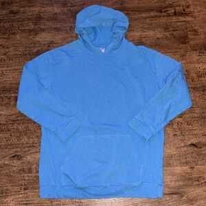 NWOT blue hooded lightweight sweatshirt XXL husky